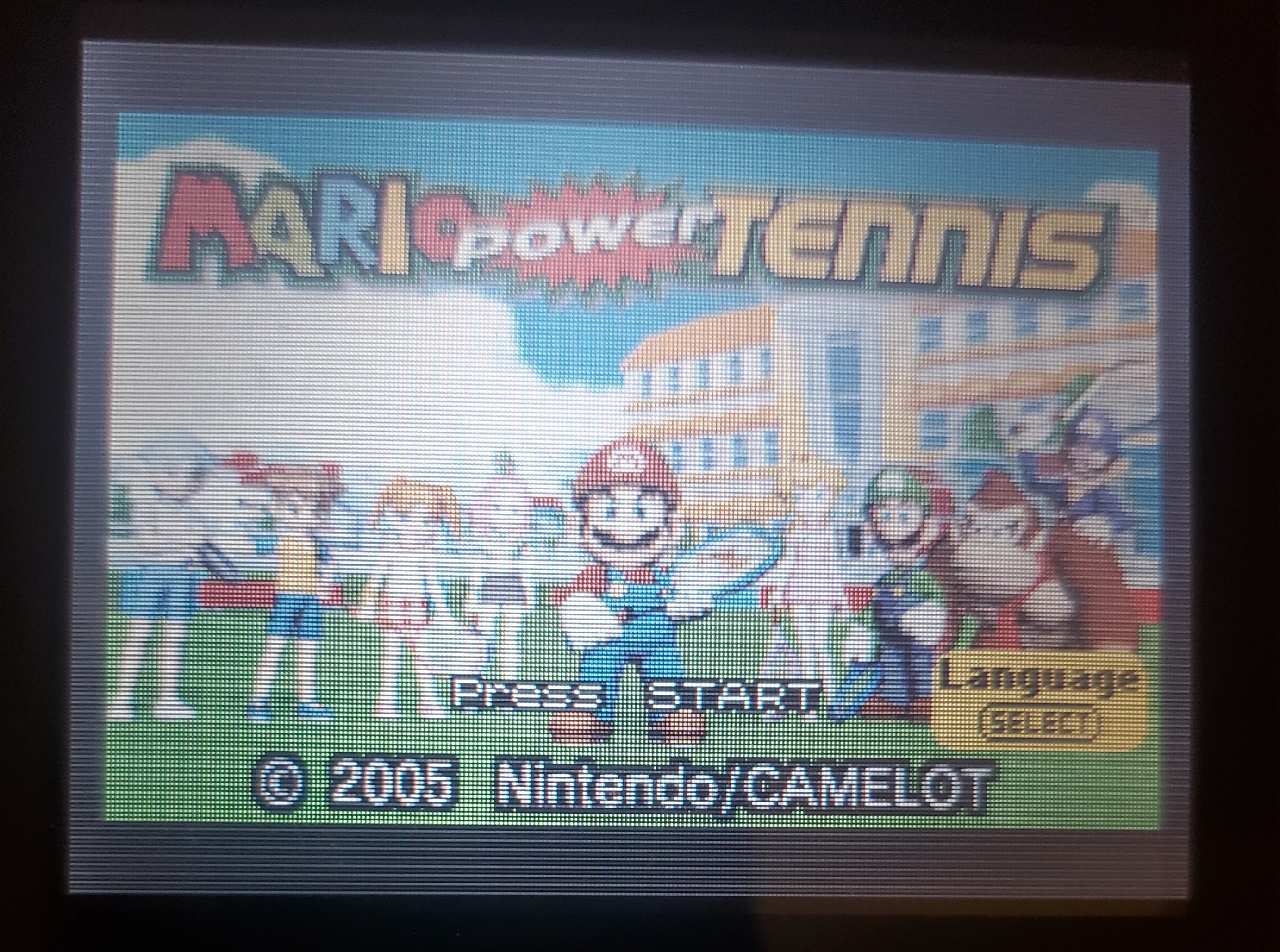 Mario Power Tennis GBA Video Game Cartridge Game Boy Advance 2005 EUR