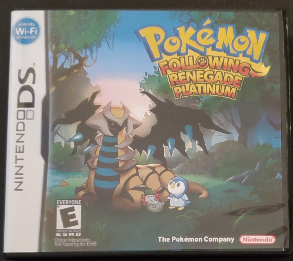 Pokemon FolloWing Renegade Platinum NDS Video Game Nintendo DS with Box