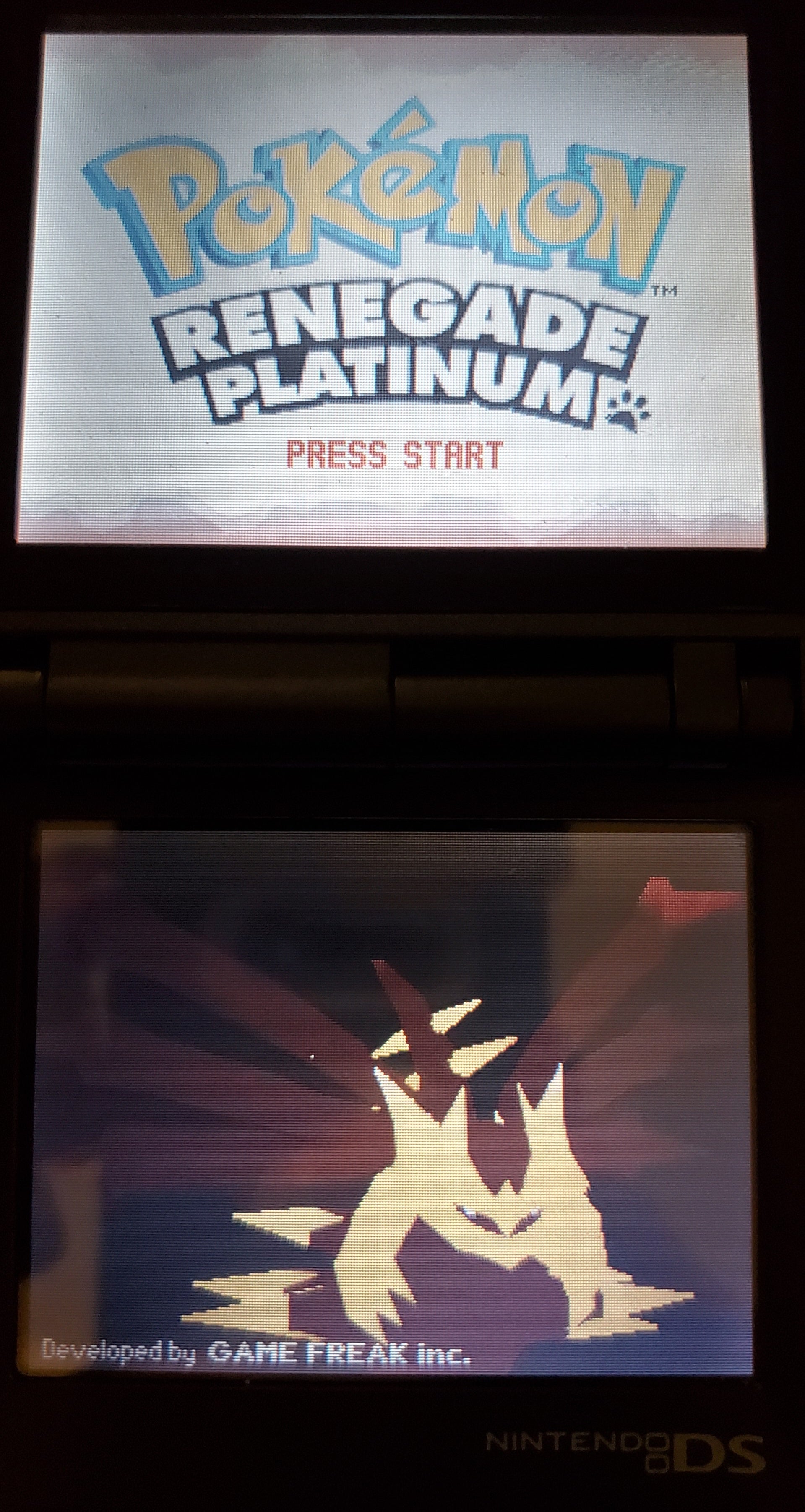 Pokemon FolloWing Renegade Platinum NDS Video Game Nintendo DS with Box